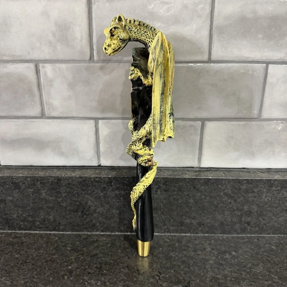 St. George Hampton, Virginia Golden Ale Dragon Beer Tap Handle- Read Description